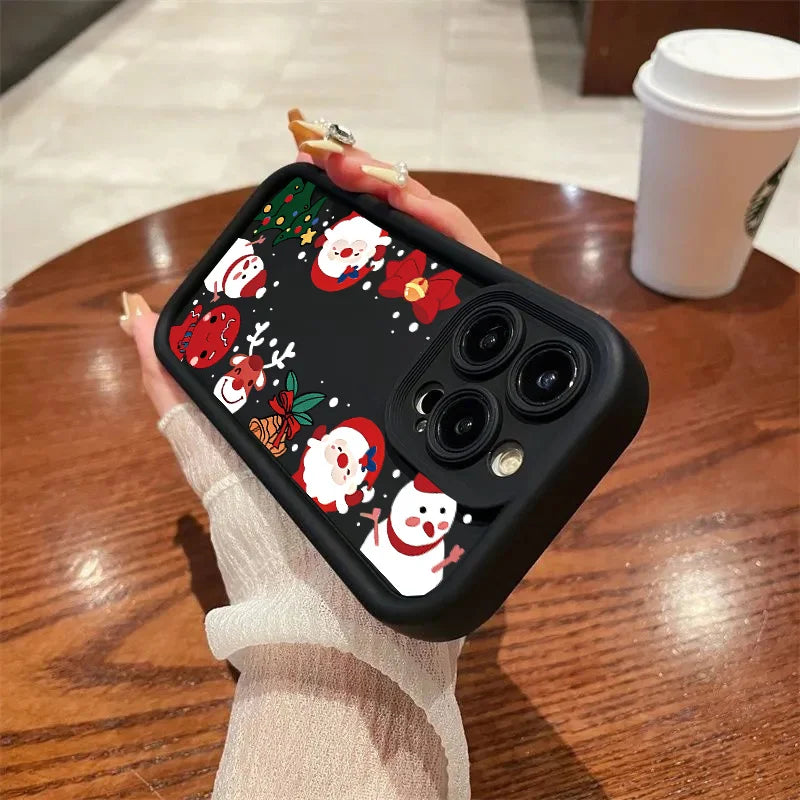 Christmas Tree Silicone Shockproof Case for iPhone