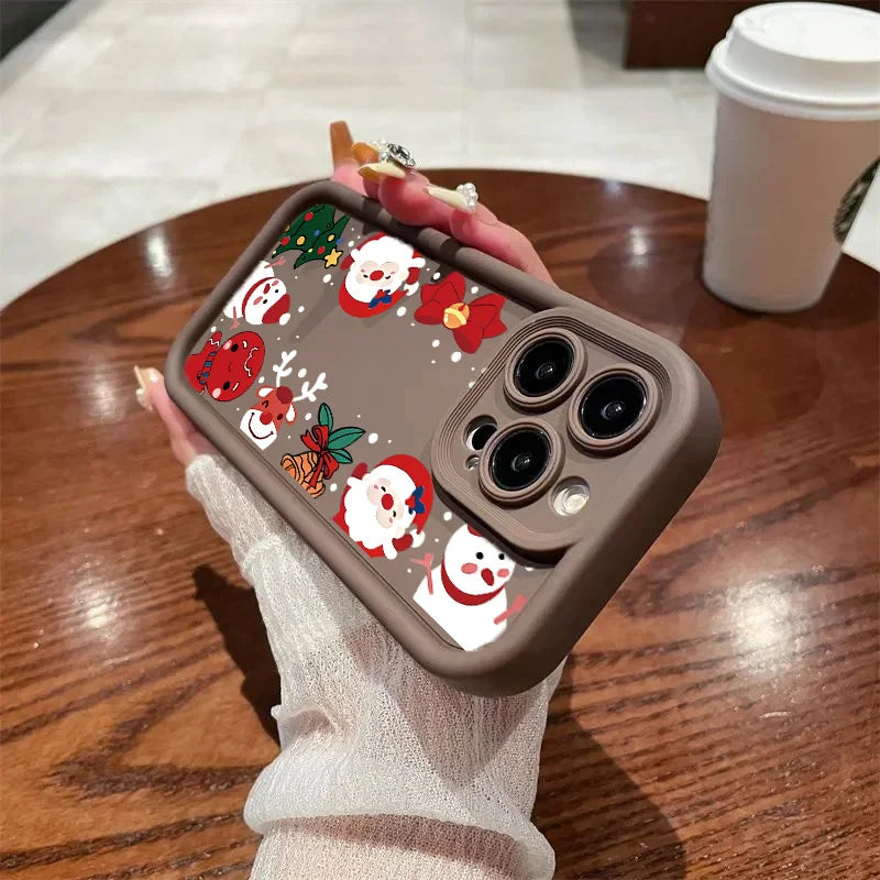 Christmas Tree Silicone Shockproof Case for iPhone