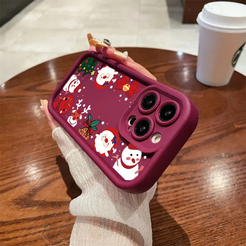 Christmas Tree Silicone Shockproof Case for iPhone