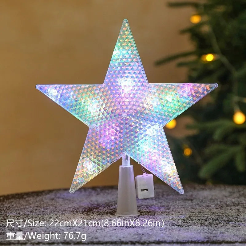 LED Christmas Tree Star Topper