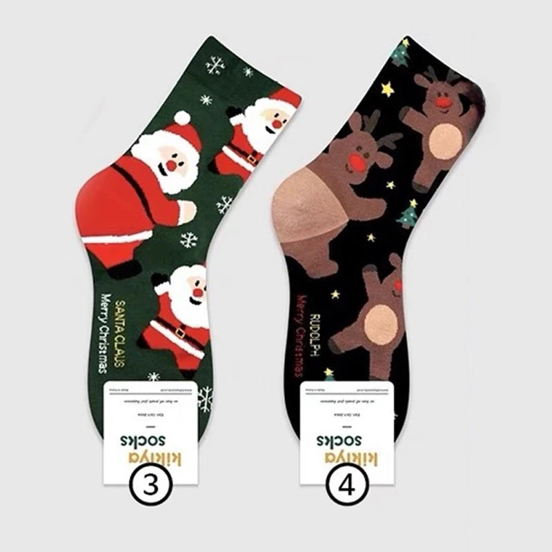Christmas  Mid-Tube Socks (Unisex)