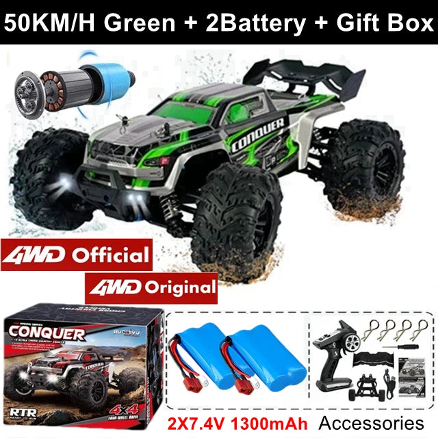 4WD Super Brushless High-Speed RC Truck (1:16)