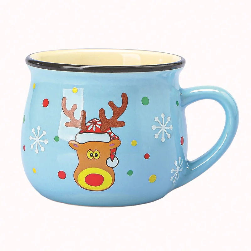 Christmas Cartoon Ceramic Mug – 150ml